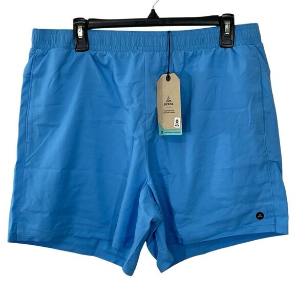 NWT Prana Peak To Pavement Shorts Clear Sky Blue Men’s Size XL - Picture 1 of 7